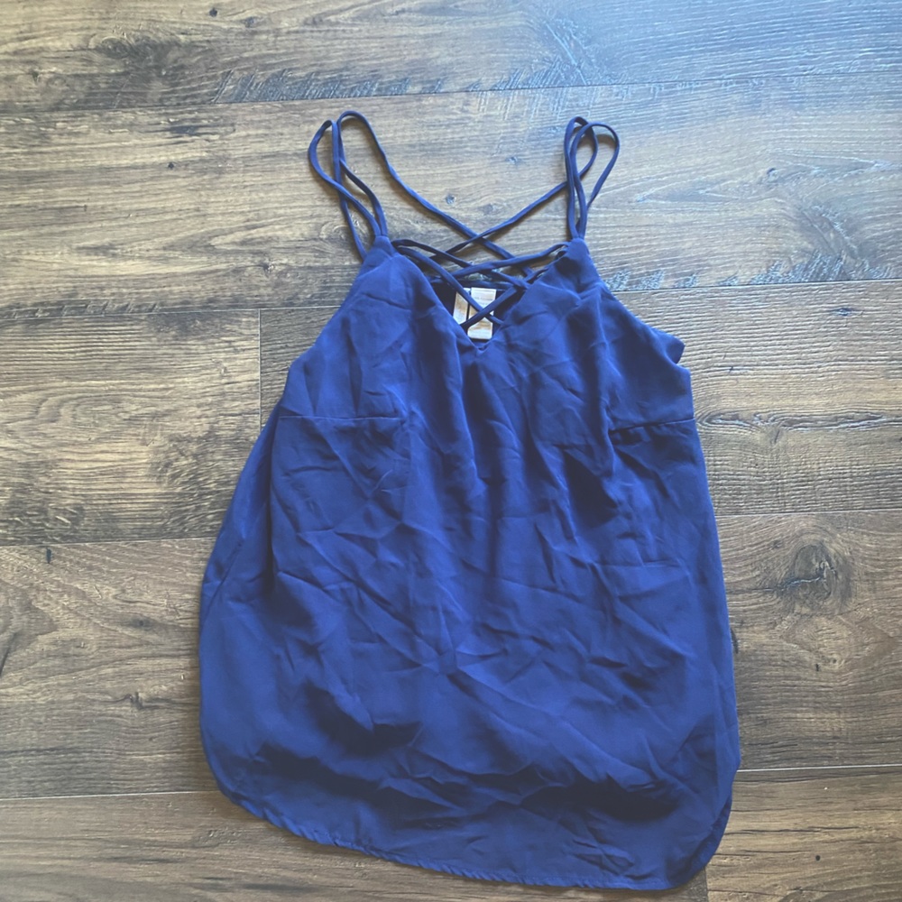 Blue tank